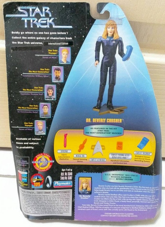Playmates Star Trek Starfleet Command  Dr. Beverly Crusher Trading Collection Figure - Lavits Figure
 - 2