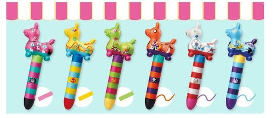 Rody Horse Family Mart Limited 6 Color Highlighter Pen Figure Set - Lavits Figure
