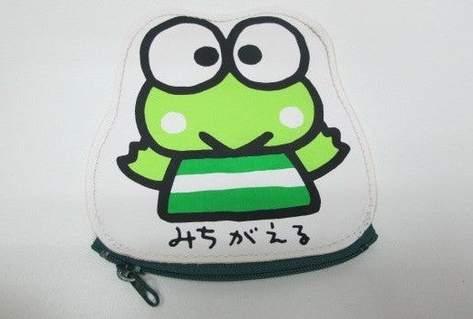 Sanrio 1989 Kerokerokeroppi 4" Mini Mascot Purse Wallet - Lavits Figure
 - 1