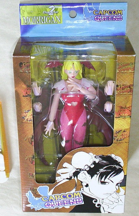 Moby Dick Capcom Queens Darkstalkers Vampire Savior Morrigan Pink Ver. 7" Action Figure Set - Lavits Figure
