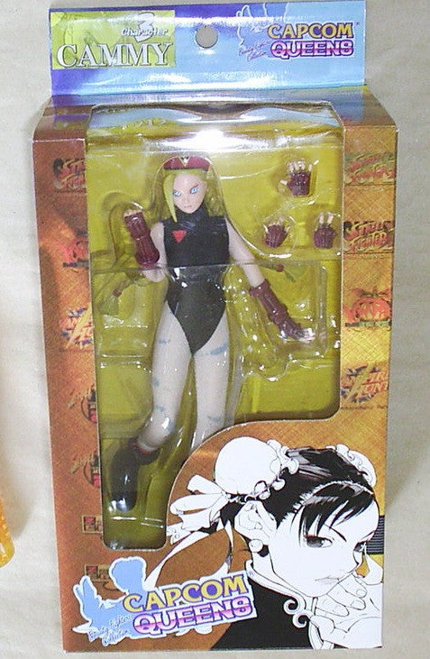 Moby Dick Capcom Queens Street Fighter Cammy Black Ver. 7" Action Figure Set - Lavits Figure
