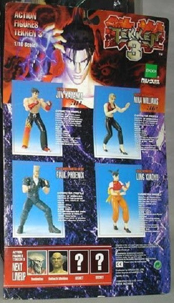 Epoch 1/10 Namco's Tekken 3 Nina Williams & Paul Phoenix 2 Action Collection Figure Set - Lavits Figure
 - 2