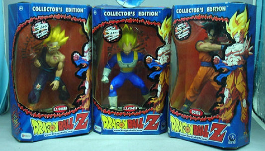 Irwin Dragon Ball Z DBZ Collector's Edition S.S. Gohan Vegeta Goku 3 9" Trading Figure Set - Lavits Figure
 - 1