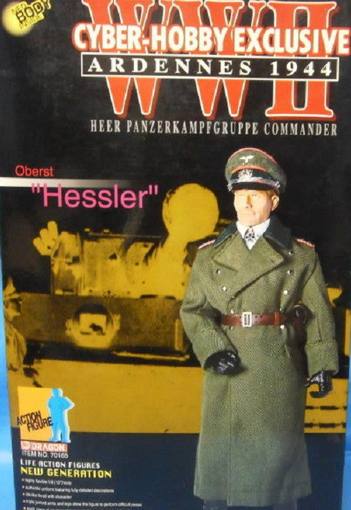 Dragon 1/6 12" WWII Cyber Hobby Exclusive German Heer PanzerKampfgruppe Oberst Hessler Action Figure - Lavits Figure
 - 1