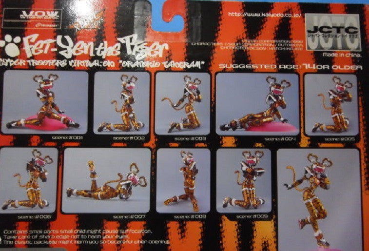 Kaiyodo Xebec Toys Jctc Sega Virtual On Oratorio Tangram Fei Yen The Tiger Action Figure - Lavits Figure
 - 2