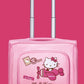Sanrio Hello Kitty Watsons Limited 18" Pink Board Chassis Roller Baggage Travel Bag Trunk - Lavits Figure
 - 1
