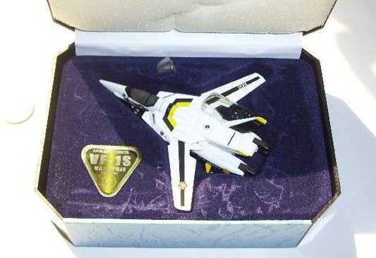 1/144 Robotech Macross Die Cast Metal VF-1S Valkyrie Roy Focker Fighter Mode Trading Figure - Lavits Figure
