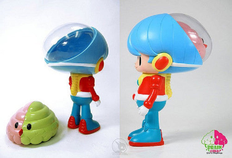 2-Far Playthings 2011 Kinoss International Miloza Ma Brain Child 8" Vinyl Figure - Lavits Figure
 - 1