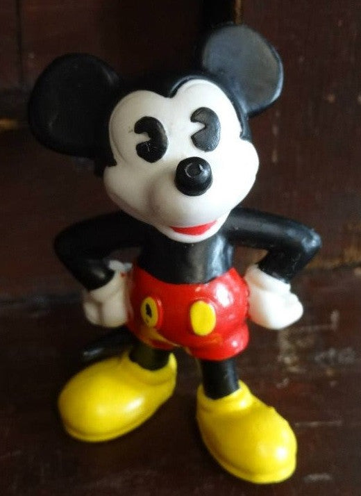 Disney Bully Land Mickey Mouse 2" Mini Figure Hand Painted - Lavits Figure
 - 1