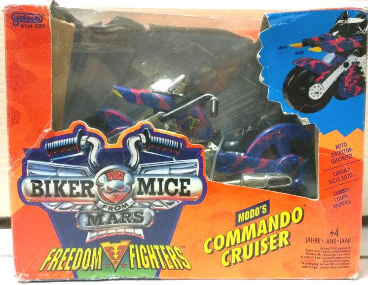 Galoob Biker Mice From Mars Freedom Fighters Modo's Commando Cruiser Figure - Lavits Figure
 - 1