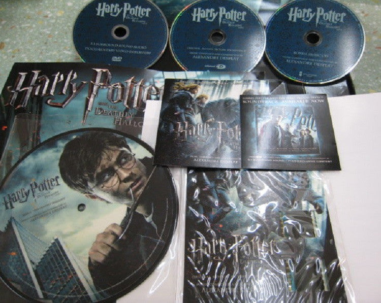 Harry Potter and the Deathly Hallows Pt 1 Limited Edition Collector's Box CD DVD Set - Lavits Figure
 - 5
