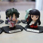 Bandai Inu Yasha Gashapon 7 Mini Trading Collection Figure Set Used - Lavits Figure
 - 1