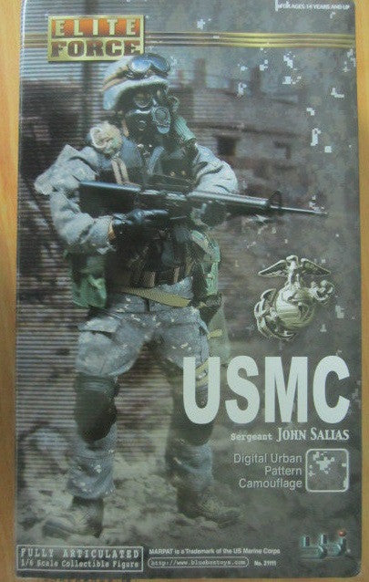 BBi 12" 1/6 Elite Force USMC Sergeant John Salias Action Figure Set - Lavits Figure
 - 1