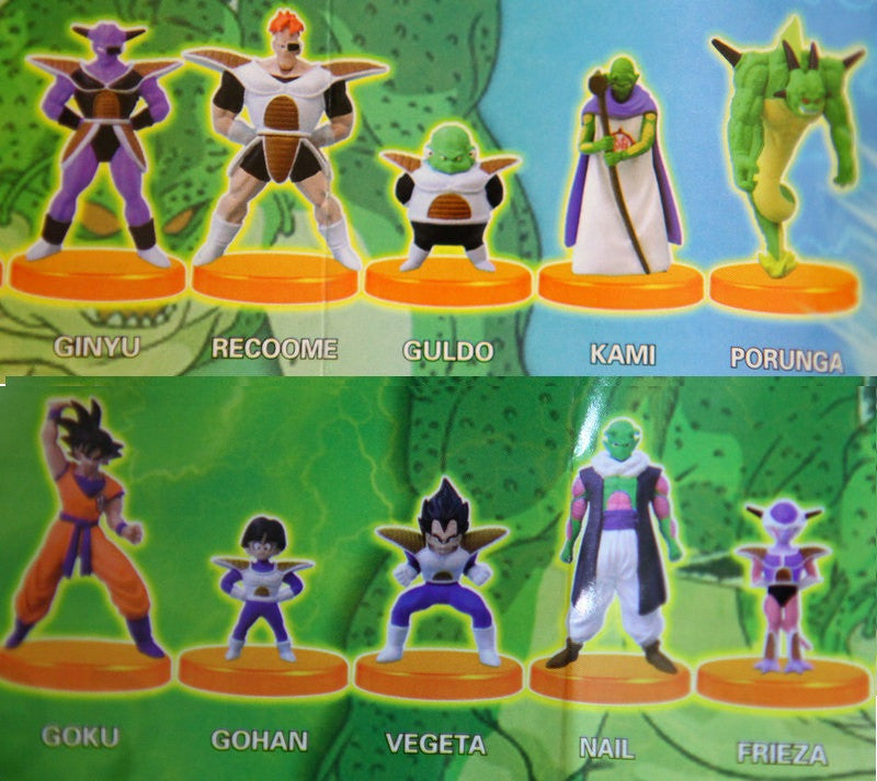 Bandai Dragon Ball Z Gashapon Collection Goku vs Frieza 10 Trading Figure Set - Lavits Figure
 - 2