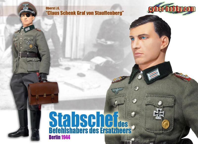 Dragon 1/6 12" WWII Berlin 1944 Stabschef des Befehlshabers des Ersatzheers Claus Schenk Graf Von Stauffenberg Action Figure