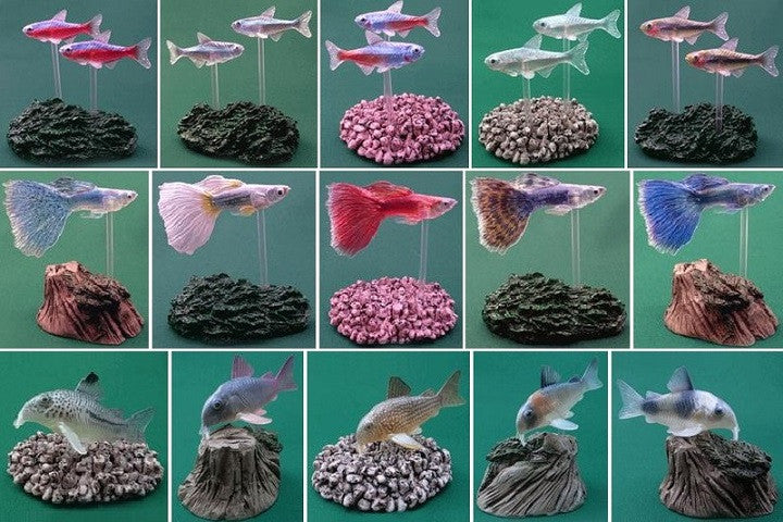 Bandai DG Digital Grade Tropical Fish Gashapon 15 Trading Collection Figure Set - Lavits Figure
