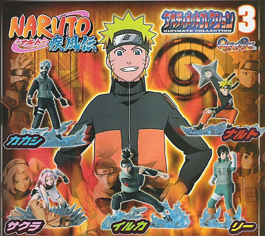 Bandai Naruto Gashapon Ultimate Collection Part 3 5 Trading Figure Set - Lavits Figure
