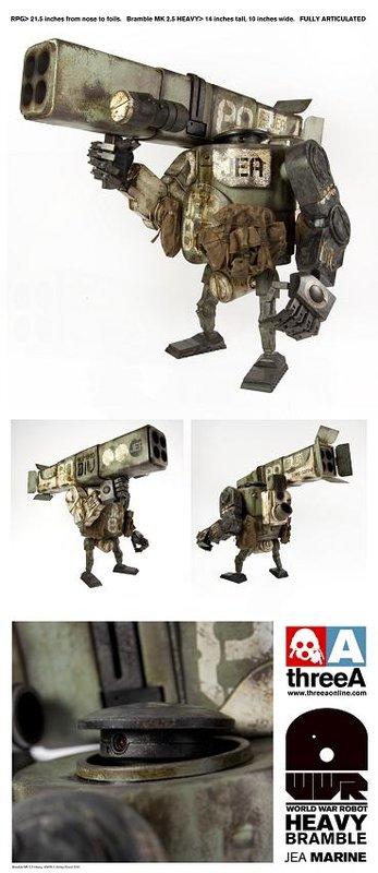 ThreeA 3A Toys 1/6 Ashley Wood WWRp Heavy Bramble JEA Marine ver Vinyl Figure