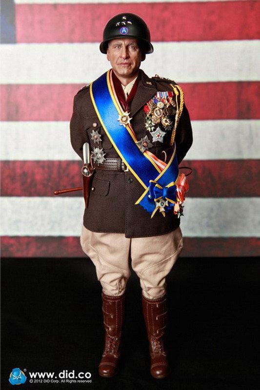 DID 1/6 12" WWII US General George S. Patton Action Figure