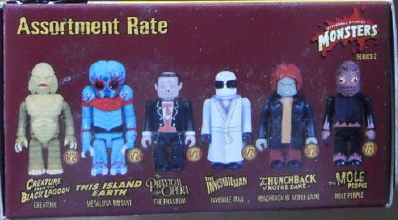 Medicom Toy Kubrick 100% Universal Studio Monsters Series 2 6+1