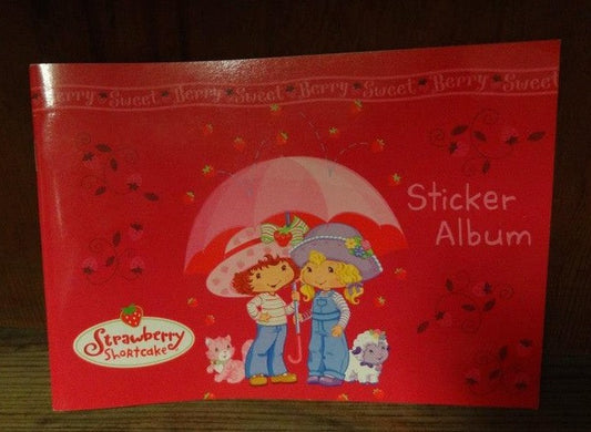 Cleverland Inc 2004 Strawberry Shortcake Sticker Album Book Red - Lavits Figure
 - 1