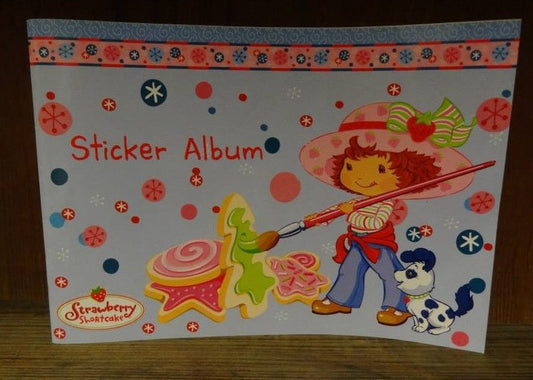 Cleverland Inc 2004 Strawberry Shortcake Sticker Album Book Blue - Lavits Figure
 - 1