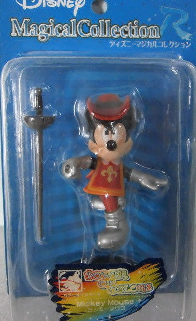 Tomy Disney Magical Collection R014 Power of Colors The Three Musketeers Mickey Mouse Trading Figure - Lavits Figure
