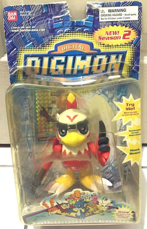 Bandai Digimon Digital Monster Talking Hawkmon 4" Action Figure - Lavits Figure
