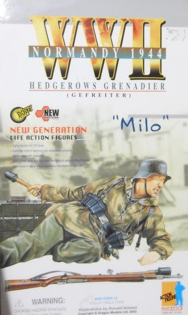 Dragon 1/6 12" WWII Normandy 1944 Hedgerows Grenadier Gefreiter Milo Action Figure - Lavits Figure
 - 1