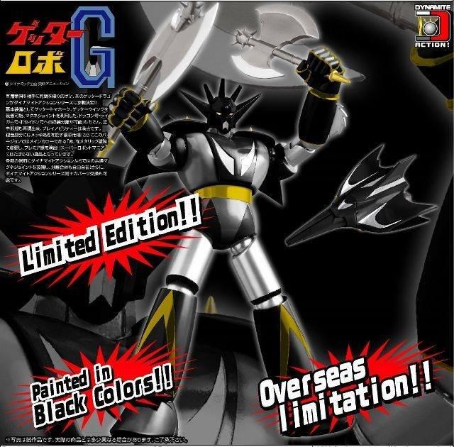 Evolution Toy Dynamite Action No 18 Limited Edition Getter Robo G Dragon Black Figure