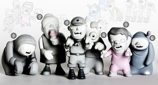 Sony Creative 2003 Derrick Hodgson Creatures of Mass Mania 6 3" Vinyl Figure Set - Lavits Figure
