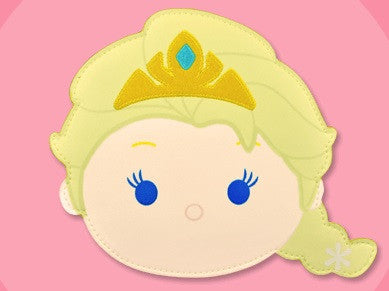 Disney Tsum Tsum Character Badge ID Card Holder Frozen Elsa Ver - Lavits Figure
 - 1