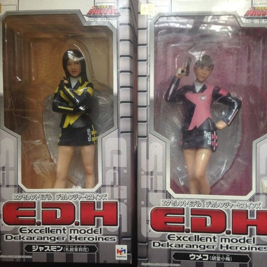 Megahouse 1/8 Excellent Model Power Rangers Dekaranger SPD Space Patrol Delta Umeko & Jasmine Pvc Figure Set - Lavits Figure

