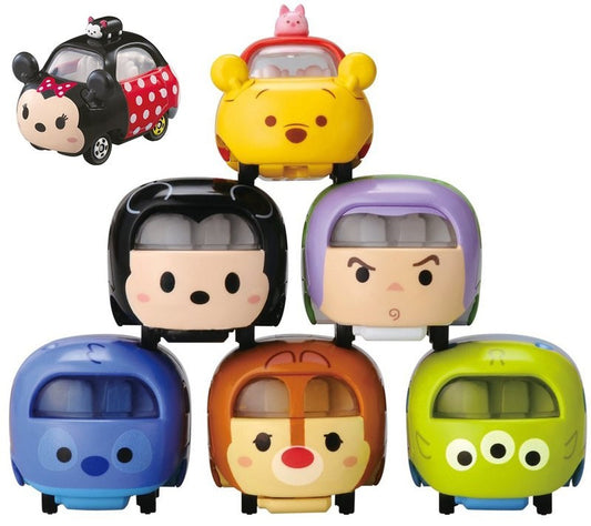 Takara Tomy Tomica Tsum Tsum Character Diecast Toy Car Part 2 7 Trading Collection Figure Set - Lavits Figure
 - 1