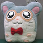 Epoch Hamtaro And Hamster Friends Dexter Megane Kun 6" Plush Doll Figure - Lavits Figure
 - 1