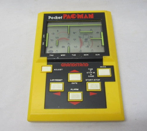 Grandstand 1983 Pocket Pac Man Handheld Video LCD Game - Lavits Figure
 - 1