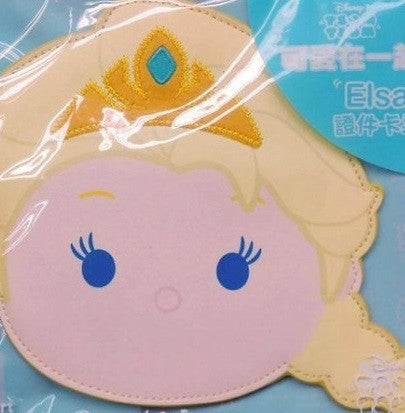 Disney Tsum Tsum Character Badge ID Card Holder Frozen Elsa Ver - Lavits Figure
 - 2