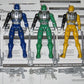 Bandai Power Rangers Dekaranger SPD Space Patrol Delta Sound Patrol 5 Action Figure Set Used - Lavits Figure
 - 2