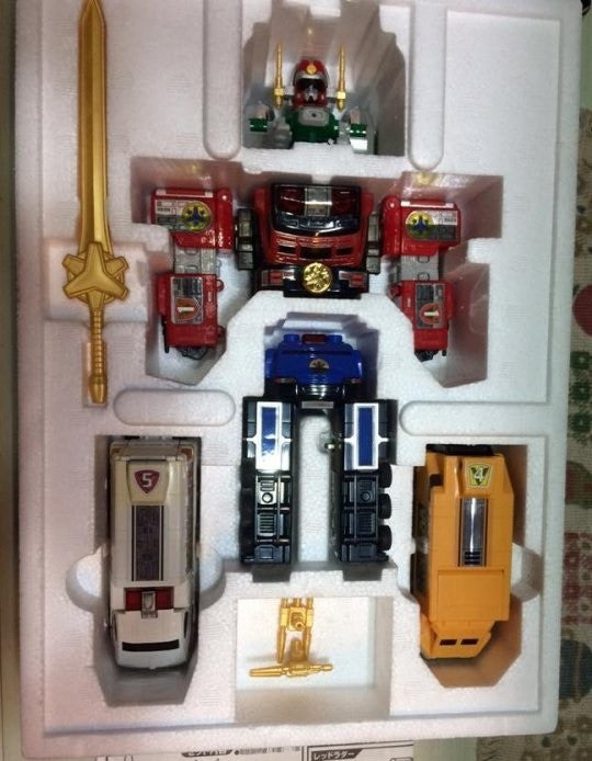 Bandai Power Rangers Gogo Five V Lightspeed Rescue DX Chogokin GD-15 Megazord Action Figure - Lavits Figure
 - 1