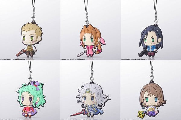 Square Enix Final Fantasy Trading Rubber Strap Vol 4 6 Collection Figure Set - Lavits Figure
 - 1