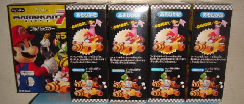 Furuta Super Mario Bros Mario Kart 7 5 Mini Trading Figure Set - Lavits Figure
 - 2