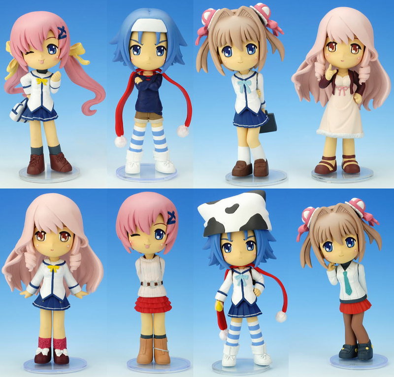 Bandai D.C. Da Capo II 3D Design 8 Trading Figure Set