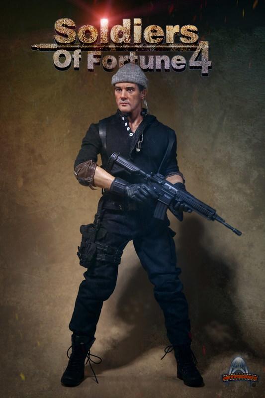 Art Figures 1/6 12" AF-023 Soldiers of Fortune 4 Antonio Banderas Action Figure