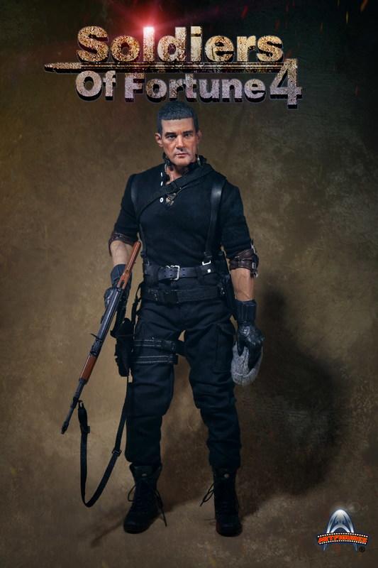 Art Figures 1/6 12" AF-023 Soldiers of Fortune 4 Antonio Banderas Action Figure