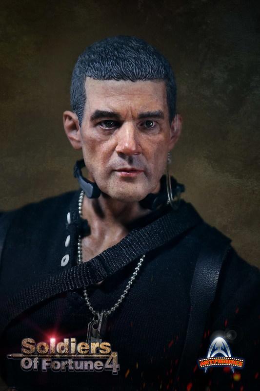 Art Figures 1/6 12" AF-023 Soldiers of Fortune 4 Antonio Banderas Action Figure