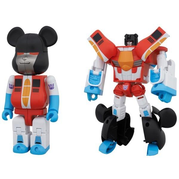 Takara Tomy Medicom Toy Be@rbrick 200% x Transformers Starscream Action Figure