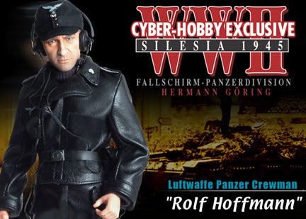 Dragon 12" 1/6 Cyber Hobby WWII Silesia 1945 Luftwaffe Panzer Crewman Rolf Hoffmann Figure