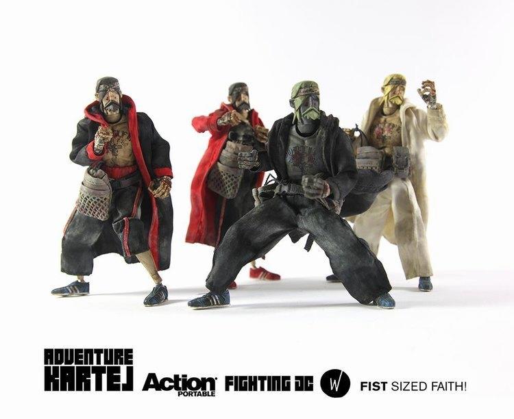 ThreeA 3A Toys 1/12 Ashley Wood Action Portable Adventure Kartel Fighting JC 4 6" Figure Set