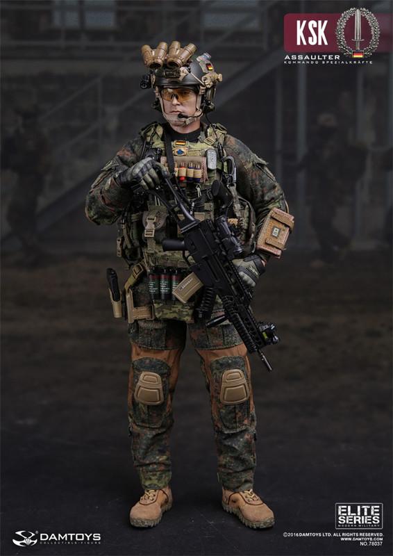 DamToys 1/6 12" 78037 KSK Kommando Spezialkrafte Assulter Modern Military Action Figure