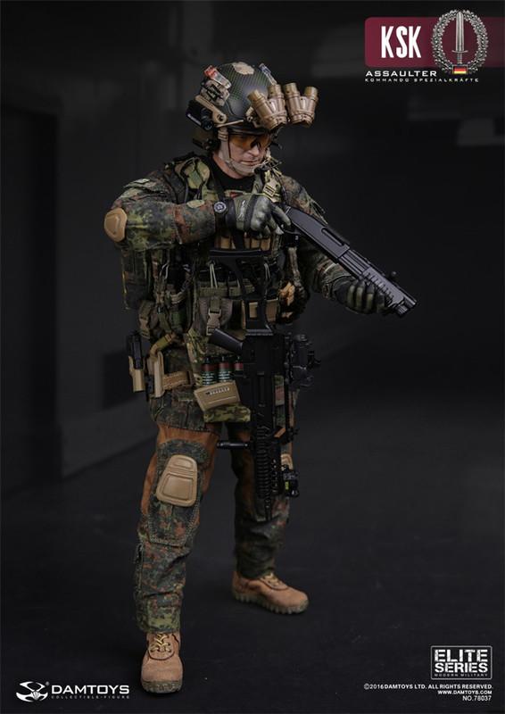 DamToys 1/6 12" 78037 KSK Kommando Spezialkrafte Assulter Modern Military Action Figure